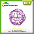 Colored wire mesh ball for home ceiling decorating